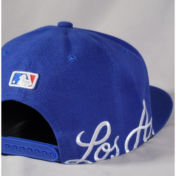 Los Angeles Dodgers LA MLB Blue Snapback Cap Side Split City and Team Pr… - Picture 4 of 6